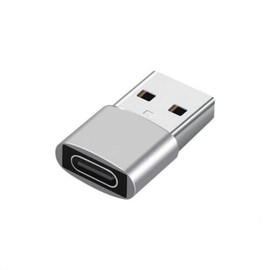 Fast OTG USB C 3.0 Type A Male to USB C 3.1 Type C Female Adapter Converter, Durable Aluminum, for Data Sync & Charging, Compatible with Laptops