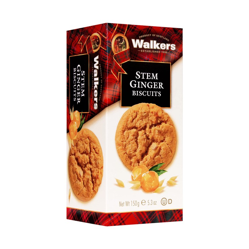 Walkers Stem Ginger Cookies - 5.3 oz