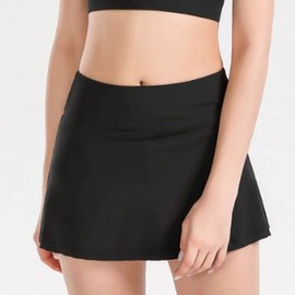 Women's Pilates Sports Skirt Pants Poltens Black/M (66-)