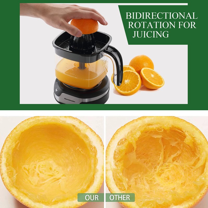 Homeleader Upgraded Orange Juicer, Stainless Steel Citrus Press for Effortless