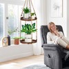 Shineloha 2 Tier Macrame Plant Hanger | Plant Hanger Indoor,