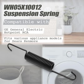 WH05X10012 Suspension Spring for GE General Electric Hotpoint RCA and Fits Various Appliance Models for Sears Kenmore Washing Machines 2Pcs