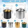 Ice Bucket, Ice Bucket with Silicone Sealing Ring Double-Wall Vacuum