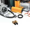 SHINEOFI 2pcs Air Compressor Valve Connector Npt Adapter for Vehicle