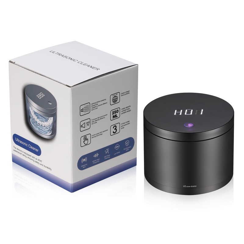 42KHz Ultrasonic Cleaner with U-V Light - Professional Jewelry, Denture,
