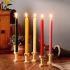 olorvela Beeswax Candles Beeswax Taper Candles Hand-Rolled Pure Beeswax Candlesticks