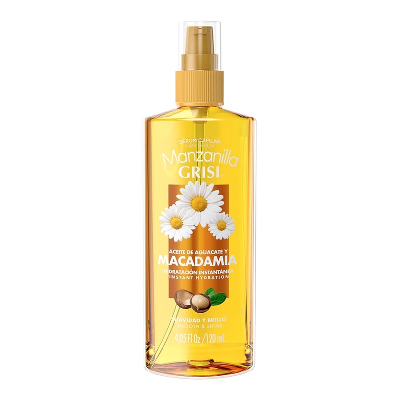 Manzanilla Grisi, Serum Capilar Manzanilla Grisi Hidratación Instantánea, 120 ml