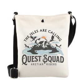 WSNANG Onyx Storm Quest Squad Crossbody Bag Dragon Wing Merch Violet and Xaden Riorson Fans Gift Aretian Rider Shoulder Bag (CA Squad CB)