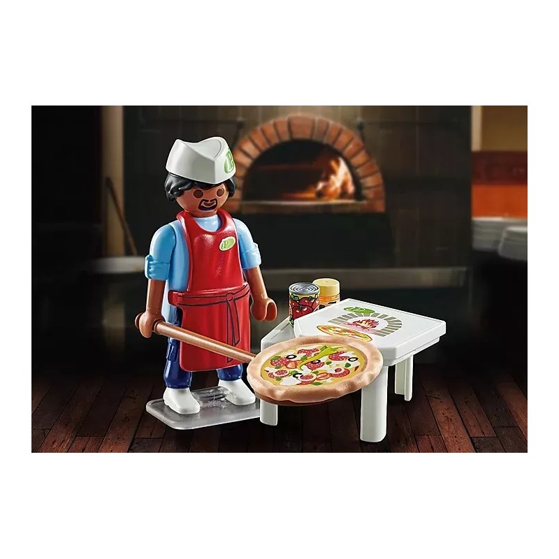 Playmobil Figura Armable Playmobil Special Plus Pizzero 13 Piezas 3+