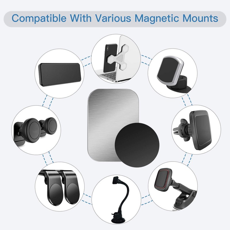 OWLKELA Mount Metal Plate for Phone Magnet Car Mount Holder