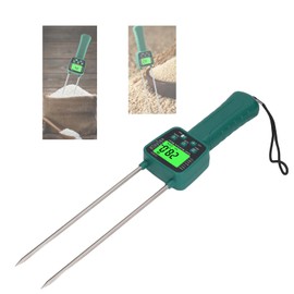 KUIDAMOS Hay Moisture Tester, Easy to Operate Hay Moisture Meter Wide Application Backlight for Crop