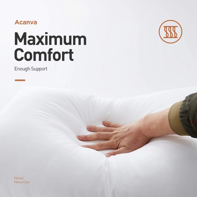Acanva Hotel Quality Bed Pillows for Sleeping,Premi
