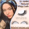 TOOCHUNAG Lash Clusters Natural Wispy Eyelash Clusters C Curly DIY