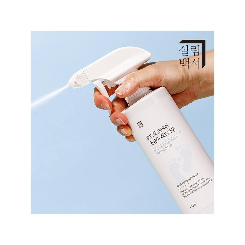 Wonpunwon 원쁠원 살림백서 뽀드득 프레쉬 풋샴푸 400ml 레드자몽향 발샴푸 풋워시