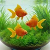 UEKPDM 3 Pcs Artificial Goldfish Moving Aquarium Ornaments - Goldfish