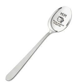 Tea Spoon Mothers Day Gift for Mum, Gifts for Mum Thoughtful Secret Santa Gift Ideas Funny Tea Spoon Coffee Spoon Gift Idea for Mummy Mum Mom Birthday Mothers Day