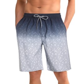 ELETOP Swim Shorts Men Quick Dry Men's Swim Trunks Board Shorts Performance Surfing Shorts Beach Shorts with Mesh Liner and Pockets