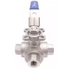 DuraChoice 1/2" Stainless Steel (316) 3-Way Ball Valve - L