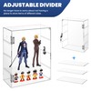 Acrylic Display Case with Lock Key, Removable 4-Tier Clear Acrylic