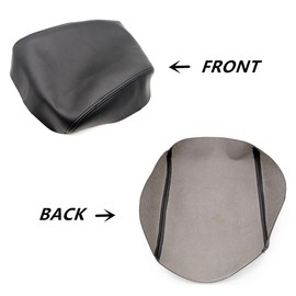 Priprilod Black Leather Center Console Lid Armrest Cover Replacement Compatible with Honda Pilot 2009 2010 2011 2012 2013