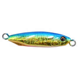 waku fimac Tungsten TG Metal Jig, 3.5 oz (100 g), 3.1 inches (7.8 cm), High Specific Gravity, Short Jig, Super Light Jigging, Compact, SLJ, Shore Jigging, Blue, Sawala, Seabass, Flour, Madi, Bull Pin