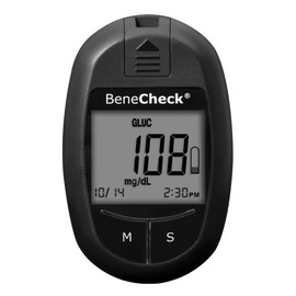 Replacement Cholesterol/Glucose/Uric Acid Strips for The Black Supreme (Benecheck) Meter (Will not fit The White Meter) (Glucose (Blue) x 50)