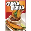Quesabirria Decal Window Sticker Mexican Food Truck Concession Vinyl Restaurant