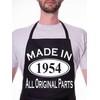 Print4U Made In 1954 70th Birthday BBQ Cooking Funny Novelty
