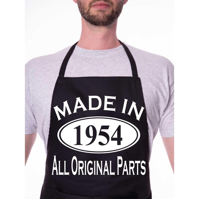 Print4U Made In 1954 70th Birthday BBQ Cooking Funny Novelty
