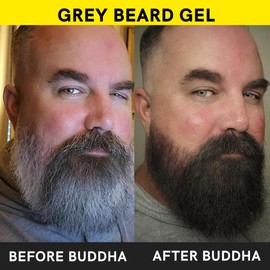 Buddha Natural Anti Grey Beard Gel - 100 Gms - Ayush Certified - Gel Protection For Early Greys (100.00 G (Pack Of 1))