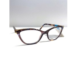 Foster Grant EZ2C reading glasses, Yana Havana tortoise, gold cat eye +2.00, Brown