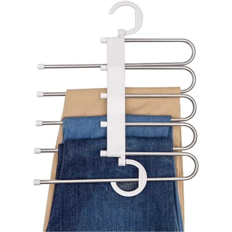 Extreme Gancho Para Pantalones Acero Inox 5 En 1 Plegable