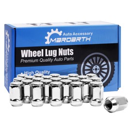 Set of 24, 7/16 Chrome Conical Seat Lug Nuts for Chevy GMC Blazer K10 K5 V1500 7/16