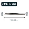 Summit Doorware Lock Pinning Tweezers - Grooved Tip for Easy