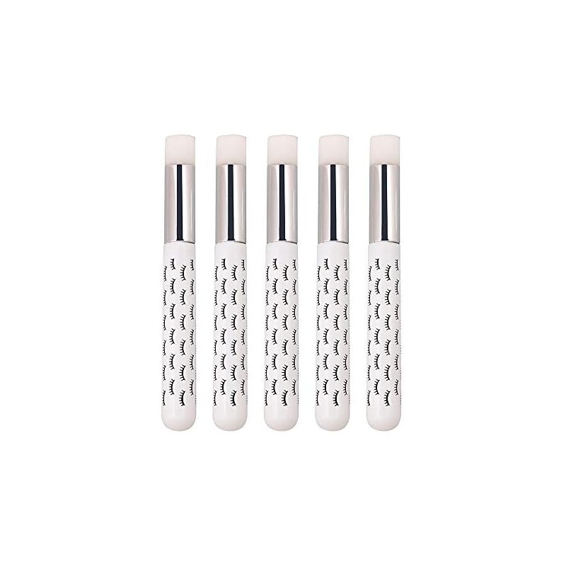 20 Pieces White Lash Cleansing Brush + 2 Lash Wands