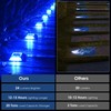 Solar Driveway Lights 16-Pack - 4 LED IP68 Waterproof Marine