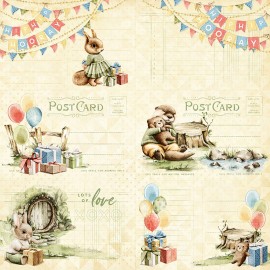 Graphic45 BEST DAY EVER (1 PC) 12x12 Dbl-Sided Printed Cardstock SCRAPBOOKING