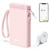 Nelko Label Maker Machine with Tape, P21 Bluetooth Label Printer,