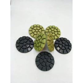 Roxx Tools 4" Diamond 10mm Thick Polishing Pad 7 Piece Granite Marble masonry Floor renew