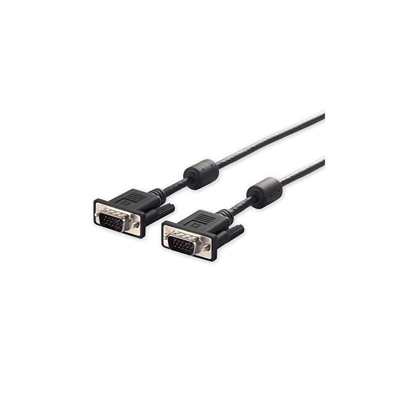 Buffalo BSDCV30BK iBUFFALO Display Cable, Extra Fine VGA D-Sub15:D-Sub15 with