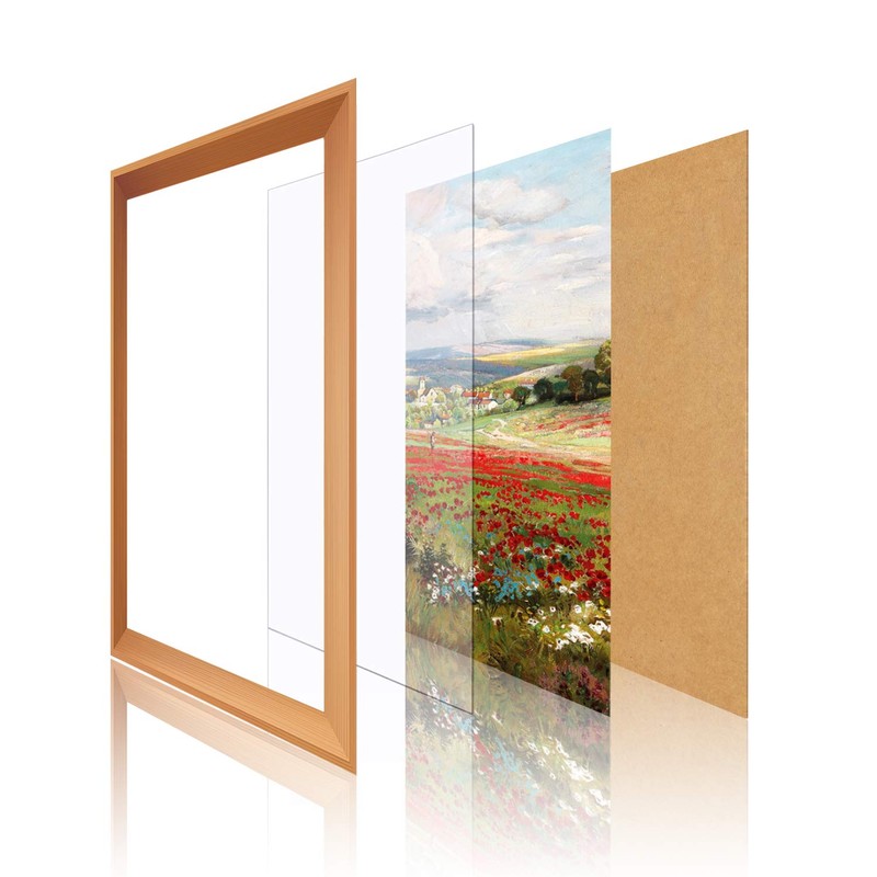 YSTIME 8" x 12" Clear Acrylic Sheet Plexiglass Plastic Sheet