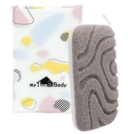 Myhomebody Esponja Ducha Doble Textura Exfoliante Baño Mujeres Corporal Lufa Hombres 1pc