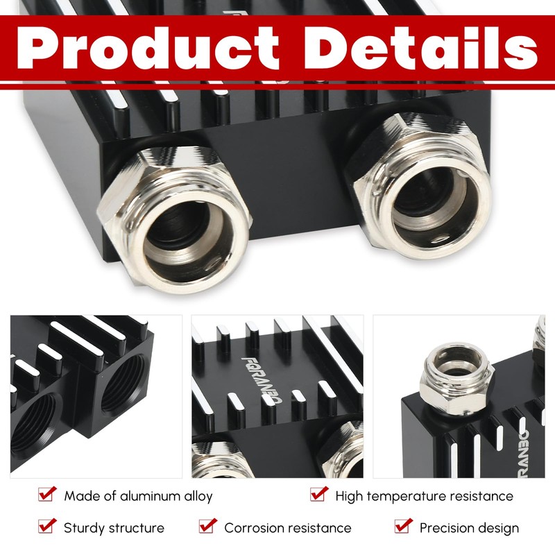 Transmission Cooler Thermostatic Bypass Valve Upgrade Fit for 2013 2014