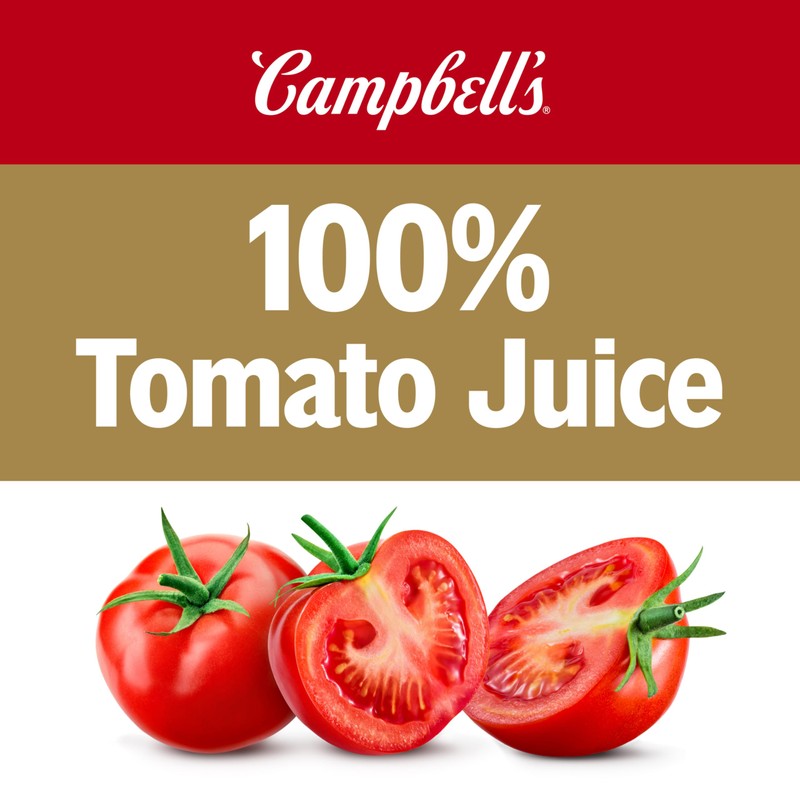 Campbell's 100% Tomato Juice, 11.5 fl oz Can (24 Pack)