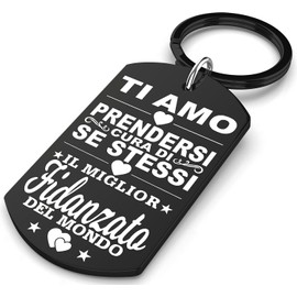 Allpeak Cadeau Pour Son Copine Cadeau Noel - Porte Clef - IT, Jet black