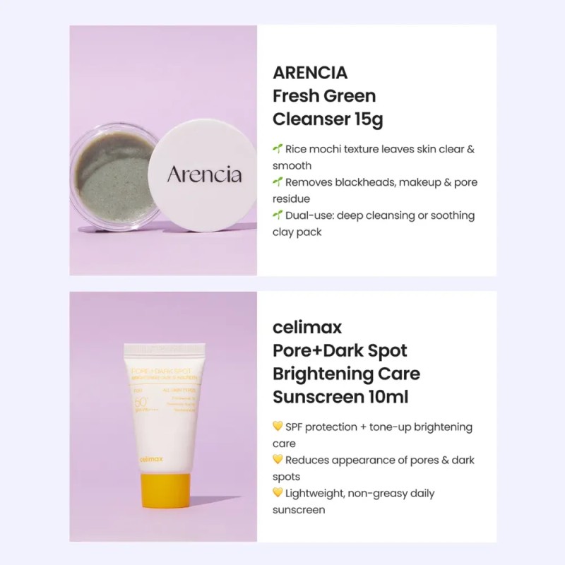 K- Glow Beauty Bag - Kit 8 Piezas Mini Skincare