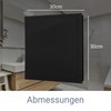 DOSPEL Inspection Flap 30 x 30 cm - Black Maintenance