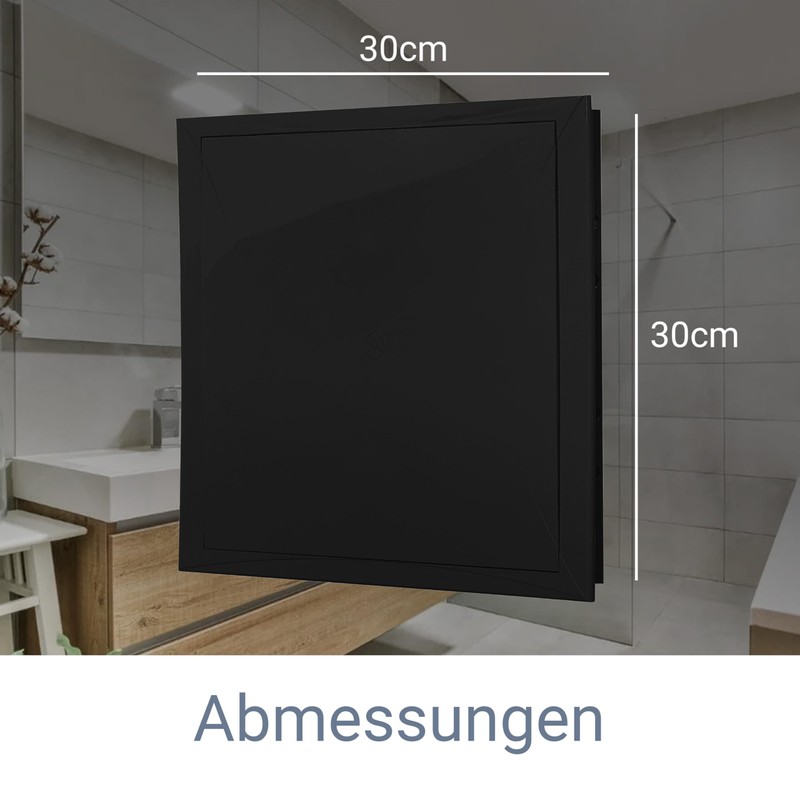 DOSPEL Inspection Flap 30 x 30 cm - Black Maintenance