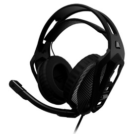 GAME FACTOR HSG500 Audifonos Gamer, Diafragma 50 mm, Alta Definición y Fidelidad, Micrófono Desmontable, Estructura Ligera, Jack 3.5 mm, Compatibles  