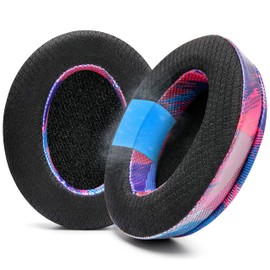 WC Freeze for Arctis Nova - Hybrid Fabric Cooling Gel Replacement Earpads for Arctis Nova Pro Wired, Nova 7, 3, 1 - Made by Wicked Cushions (Does Not Fit Nova Pro Wireless) | Speed Racer